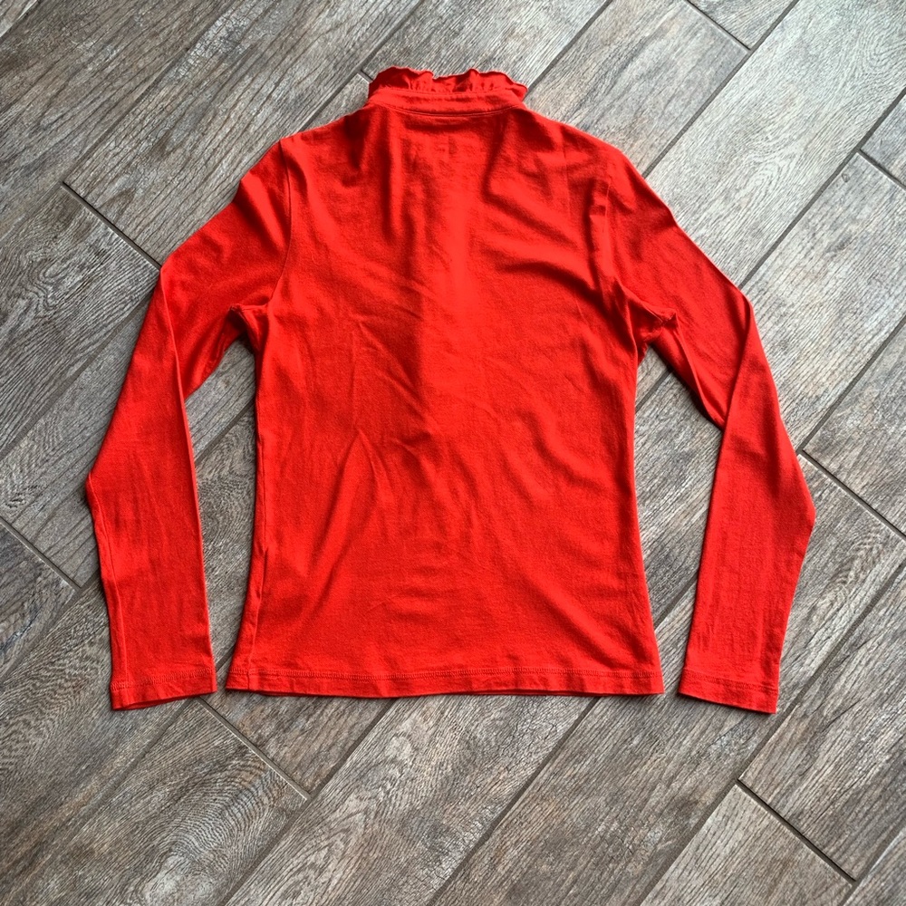 Tory Burch Ruffle Neck Top - Picture 2 of 8